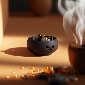 Organiseur à bijoux citrouille imprimé en 3D | Bol à bibelots d'Halloween